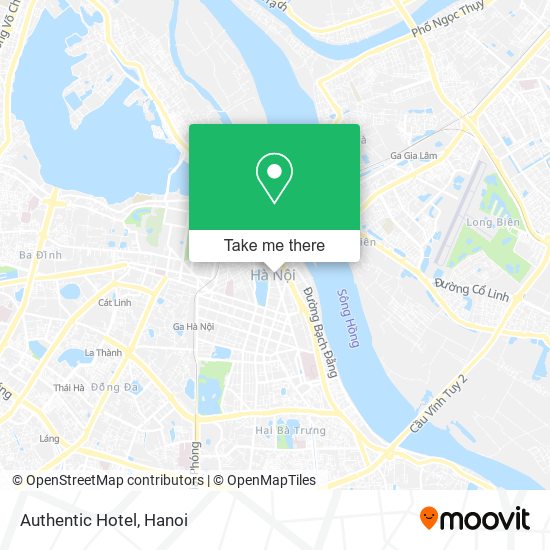 Authentic Hotel map