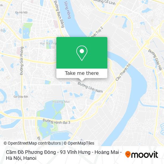 Cầm Đồ Phương Đông - 93 Vĩnh Hưng - Hoàng Mai - Hà Nội map
