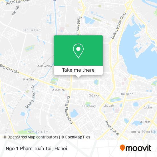 Ngõ 1 Phạm Tuấn Tài. map