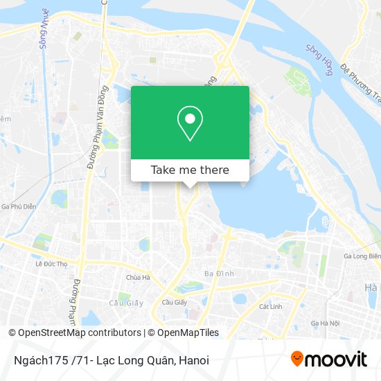 Ngách175 /71- Lạc Long Quân map