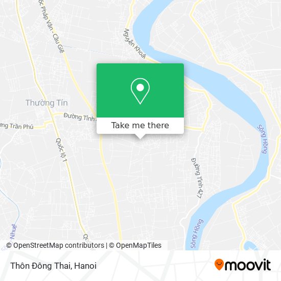 Thôn Đông Thai map