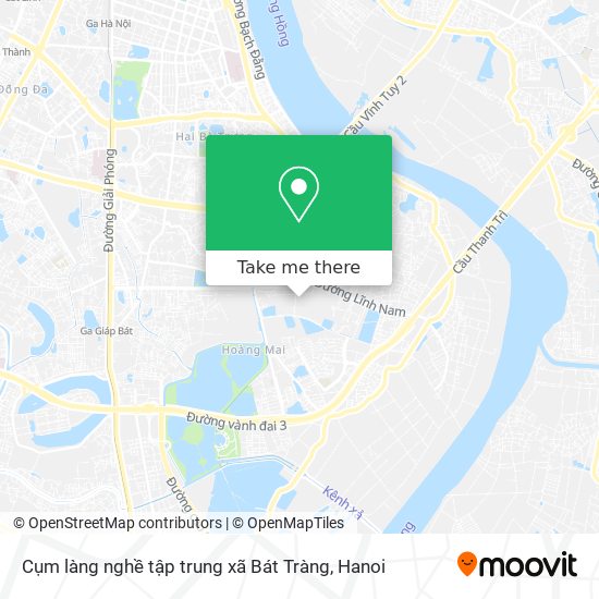 Cụm làng nghề tập trung xã Bát Tràng map