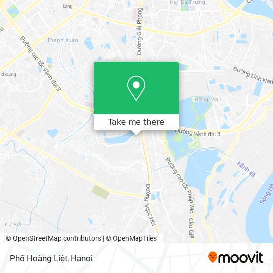 Phố Hoàng Liệt map