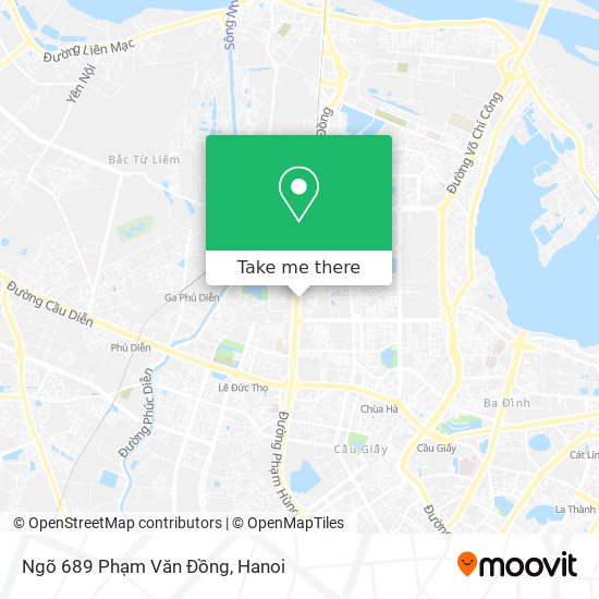 Ngõ 689 Phạm Văn Đồng map