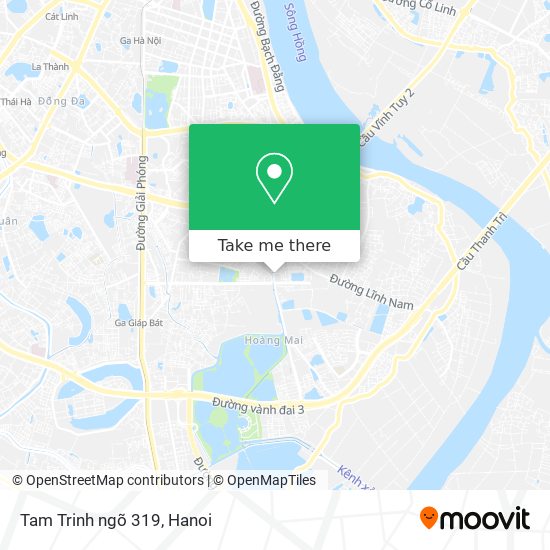 Tam Trinh ngõ 319 map
