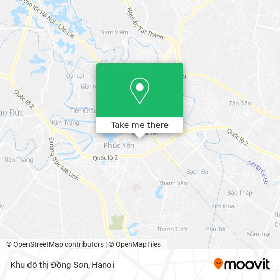 Khu đô thị Đồng Sơn map