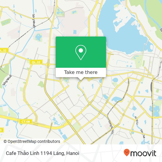 Cafe Thảo Linh 1194 Láng map