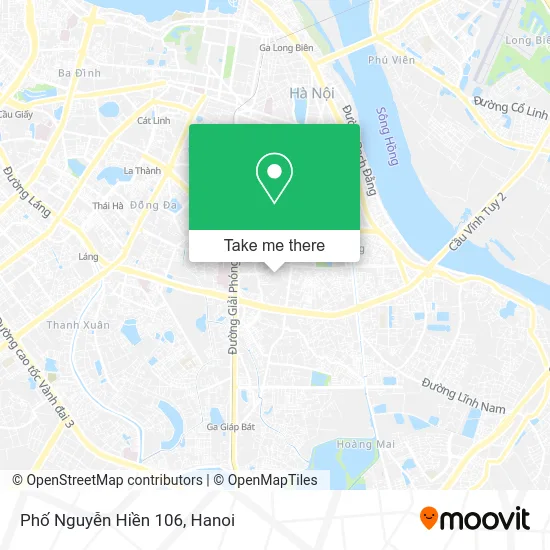 Phố Nguyễn Hiền 106 map