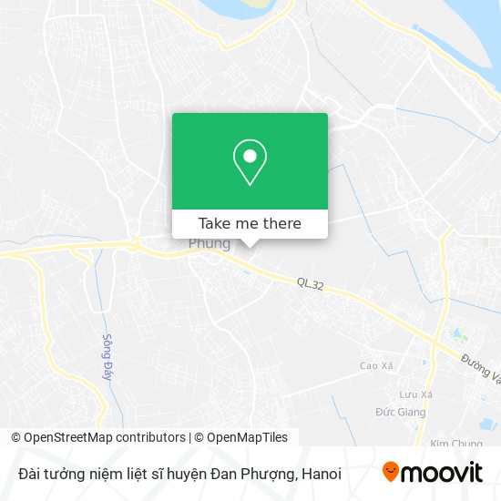 Đài tưởng niệm liệt sĩ huyện Đan Phượng map