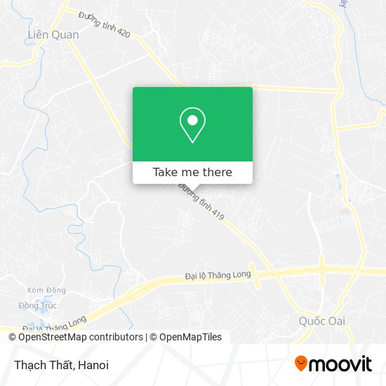 Thạch Thất map
