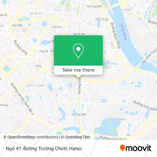 Ngõ 41 đường Trường Chinh map