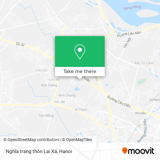 Nghĩa trang thôn Lai Xá map