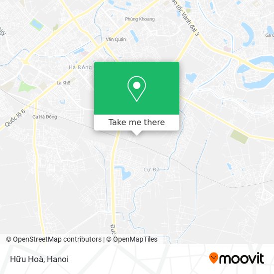 Hữu Hoà map
