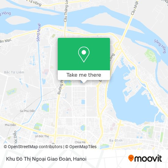 Khu Đô Thị Ngoại Giao Đoàn map