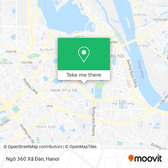 Ngõ 360 Xã Đàn map