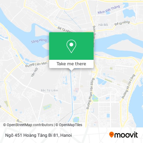 Ngõ 451 Hoàng Tăng Bí 81 map