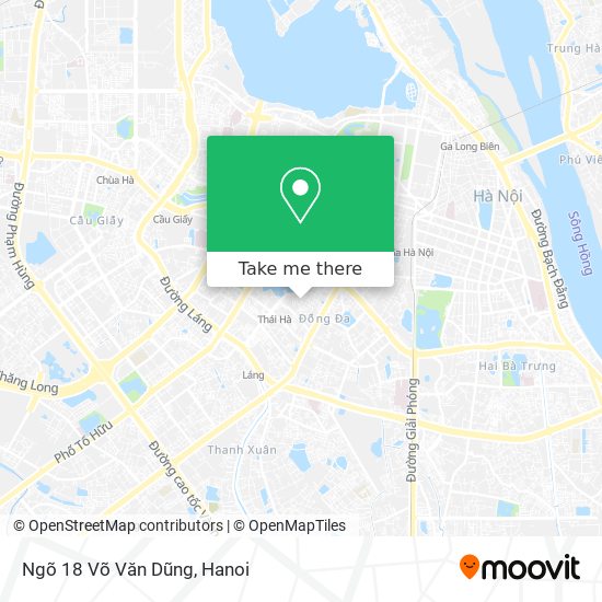 Ngõ 18 Võ Văn Dũng map