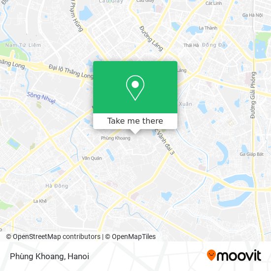 Phùng Khoang map