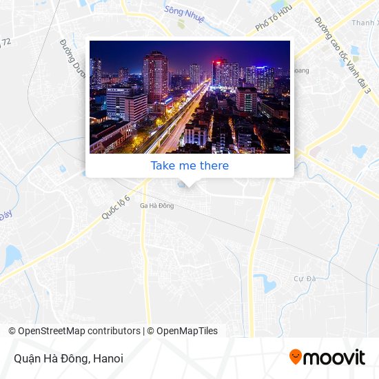 Quận Hà Đông map