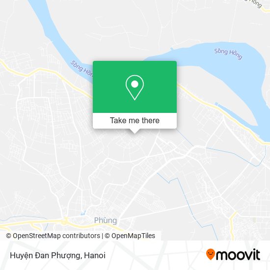 Huyện Đan Phượng map