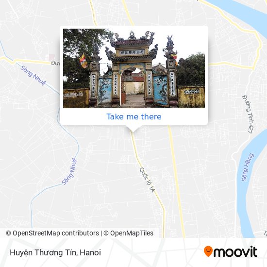 Huyện Thương Tín map