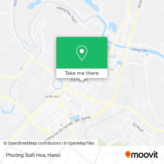 Phường Suối Hoa map