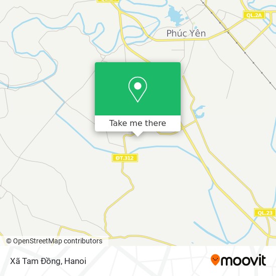 Xã Tam Đồng map