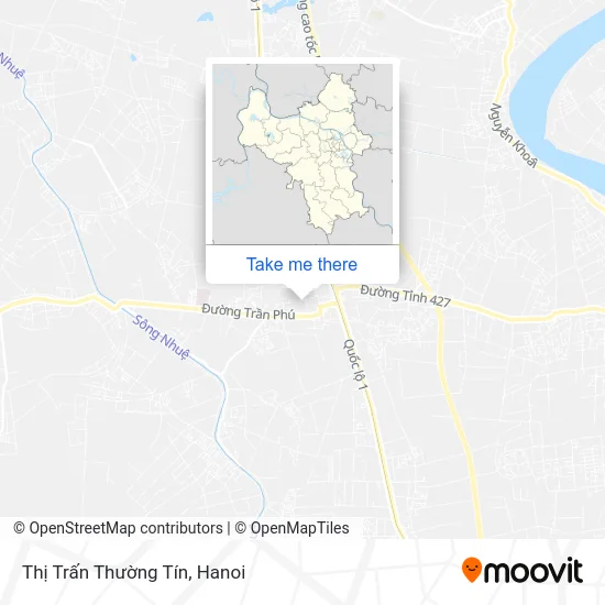 Thị Trấn Thường Tín map