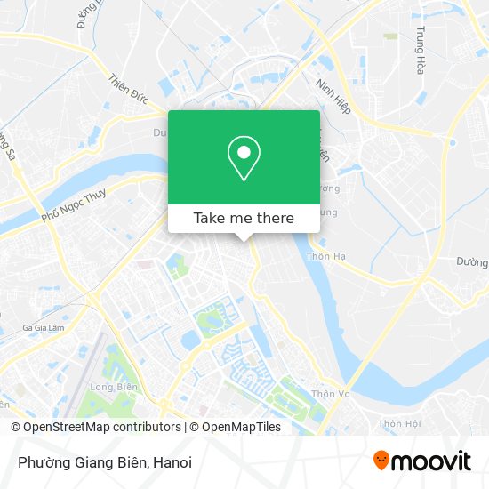 Phường Giang Biên map