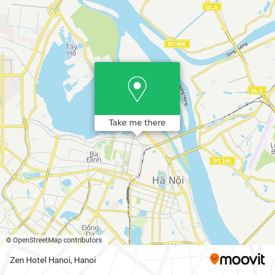 Zen Hotel Hanoi map