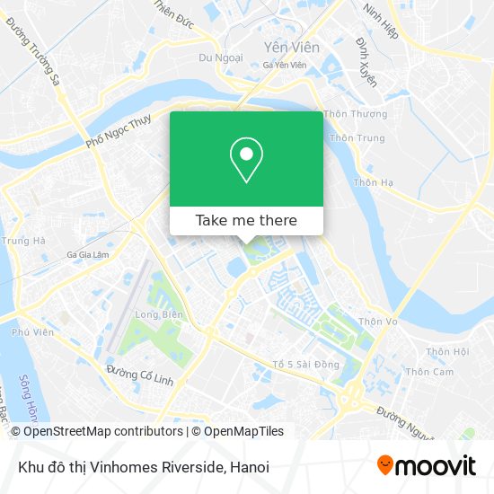 Khu đô thị Vinhomes Riverside map