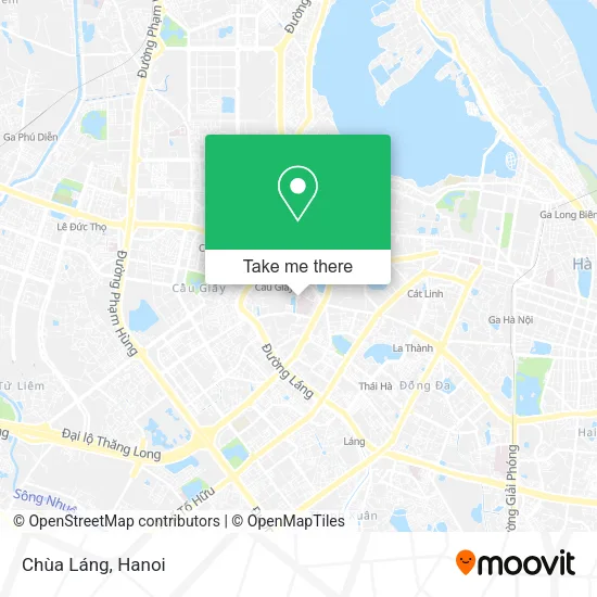 Chùa Láng map