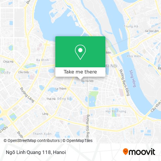 Ngõ Linh Quang 118 map