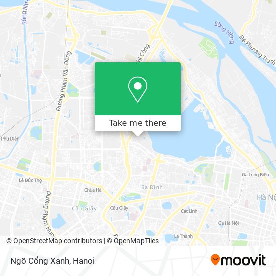 Ngõ Cổng Xanh map