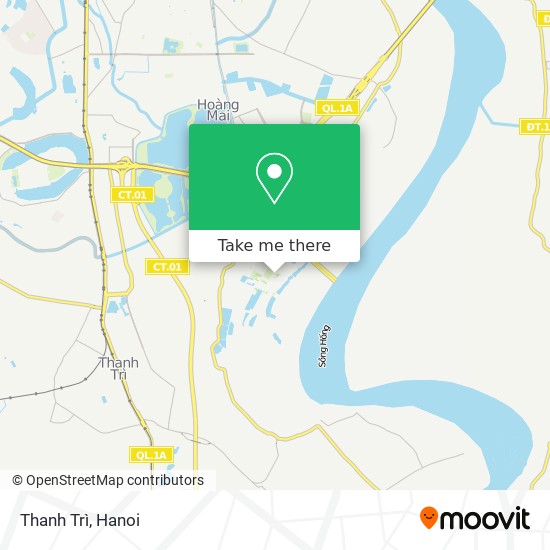 Thanh Trì map