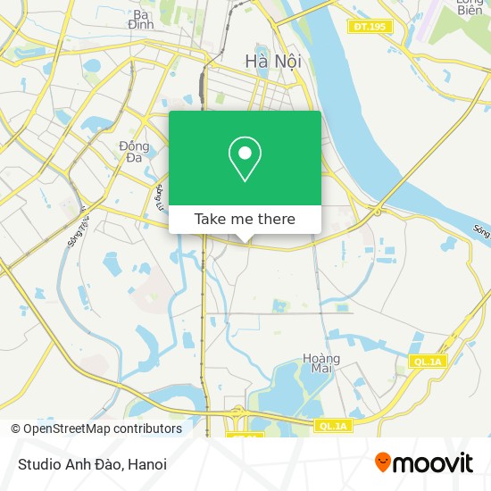 Studio Anh Đào map