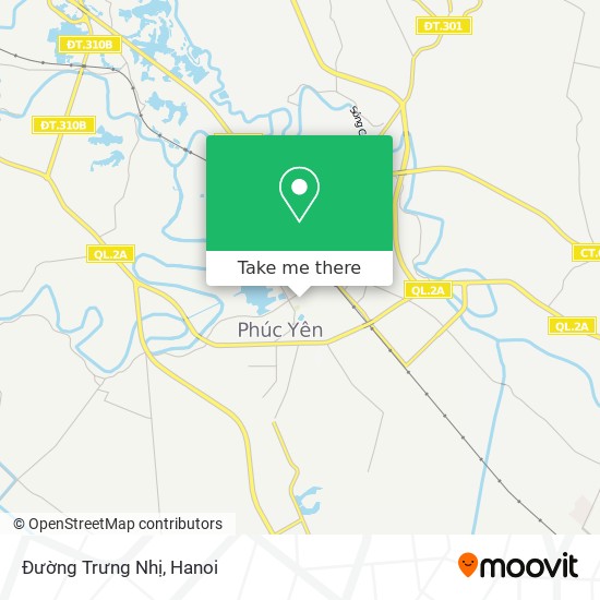 Đường Trưng Nhị map