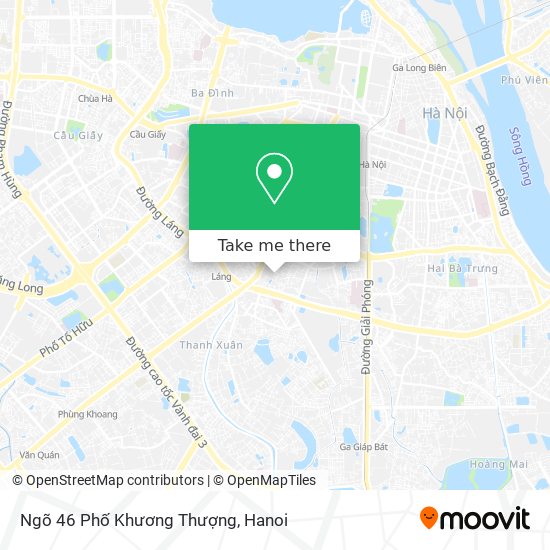 Ngõ 46 Phố Khương Thượng map