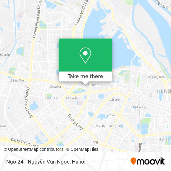 Ngõ 24 - Nguyễn Văn Ngọc map