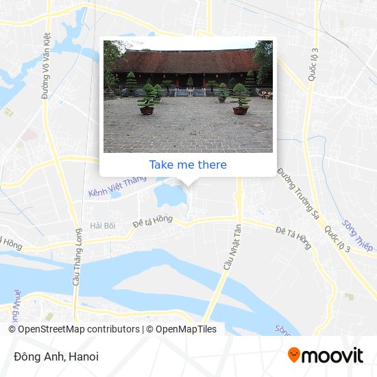 Đông Anh map