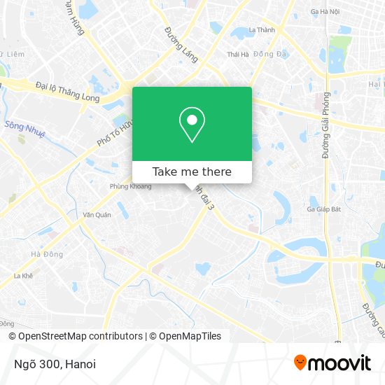 Ngõ 300 map
