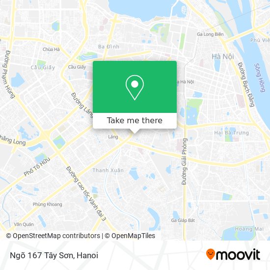 Ngõ 167 Tây Sơn map