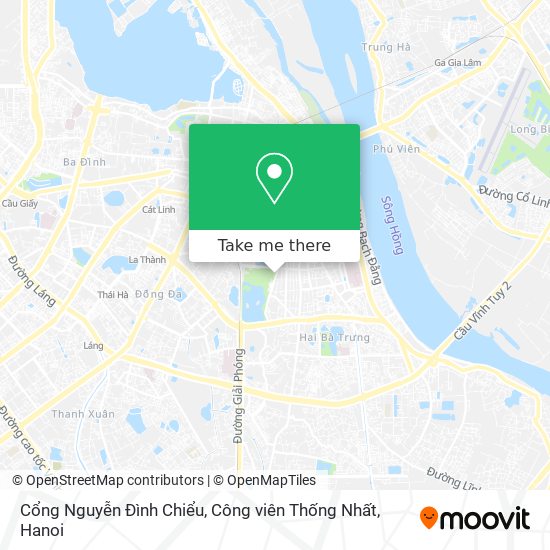 Cổng Nguyễn Đình Chiểu, Công viên Thống Nhất map