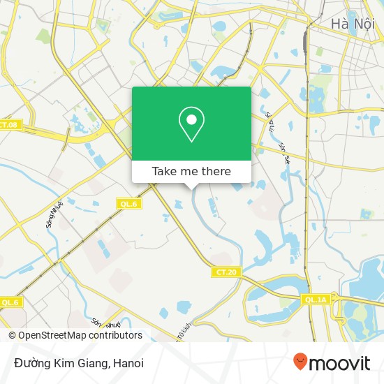 Đường Kim Giang map