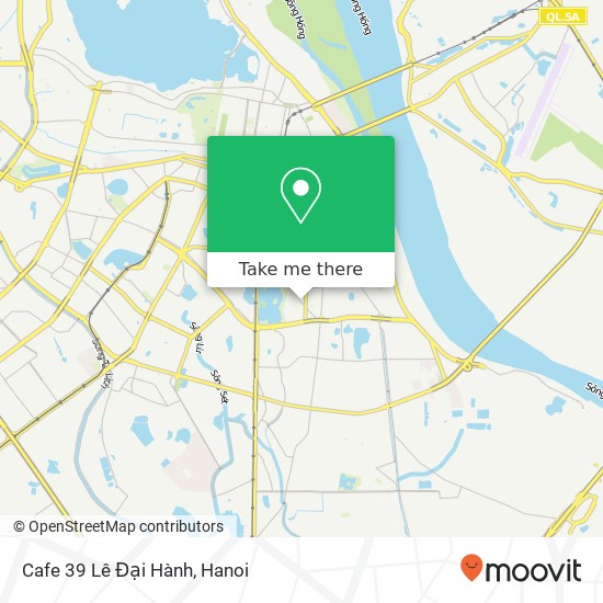 Cafe 39 Lê Đại Hành map