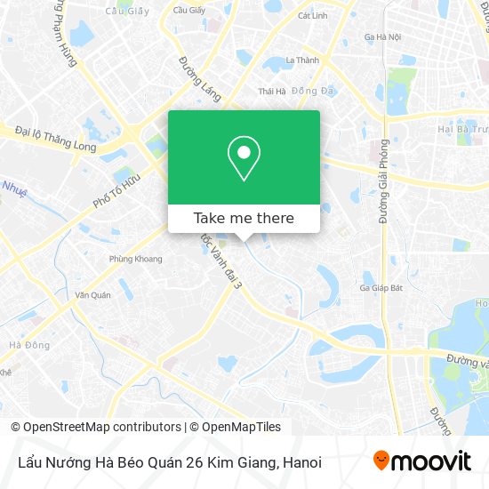 Lẩu Nướng Hà Béo Quán 26 Kim Giang map