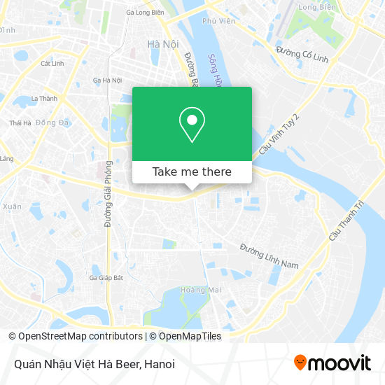 Quán Nhậu Việt Hà Beer map