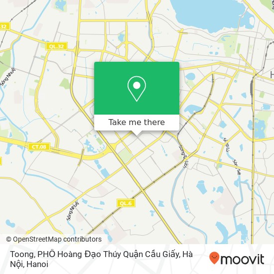 Toong, PHỐ Hoàng Đạo Thúy Quận Cầu Giấy, Hà Nội map