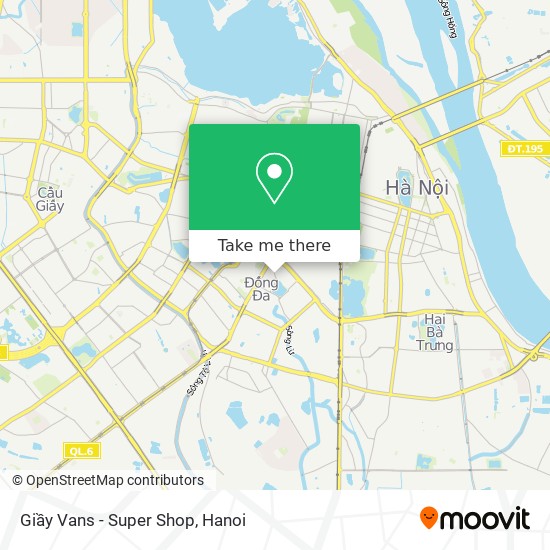 Giầy Vans - Super Shop map