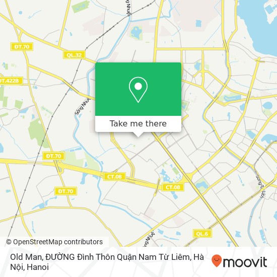 Old Man, ĐƯỜNG Đình Thôn Quận Nam Từ Liêm, Hà Nội map